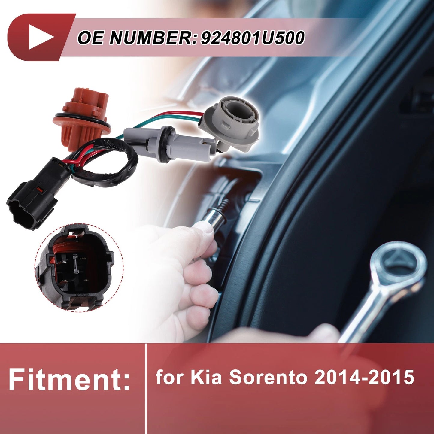 Tail Light Socket Wiring for Kia Sorento (2014-2015)