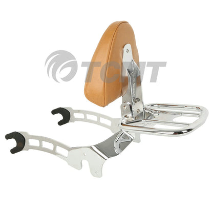 Rear Sissy Bar Backrest Luggage Rack Spools for Indian Scout (2015-2024)