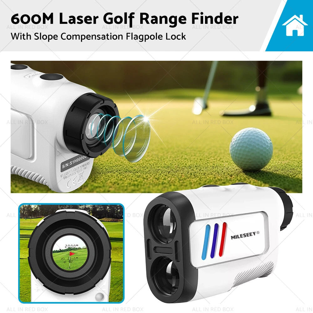600M Laser Golf Range Finder with Slope Compensation for Golfers