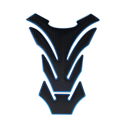 Blue Motorcycle Fuel Tank Pad Cover Guard Protector Decal Grip