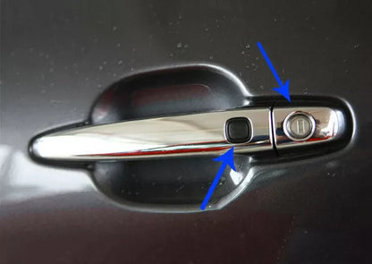 8pcs Car Door Side Handle Chrome Cover Trim for Toyota Highlander (2008-2013)