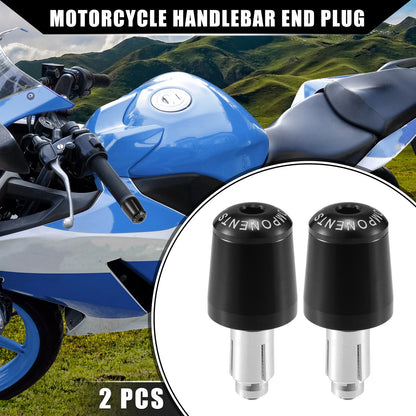 2 Pcs 7/8" 22mm Handlebar End Plug for Honda Black