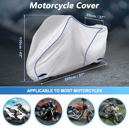Cover / 220cm / Waterproof Scooter/Motorbike Rain Dust Protector for Make Model