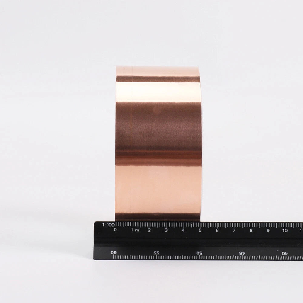 Double Sided Copper Foil Tape 20m x 50mm EMI Shielding Adhesive
