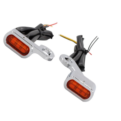 Front Turn Signal Lights 2 x For Harley Sportster 883 1200 (2004-2020)