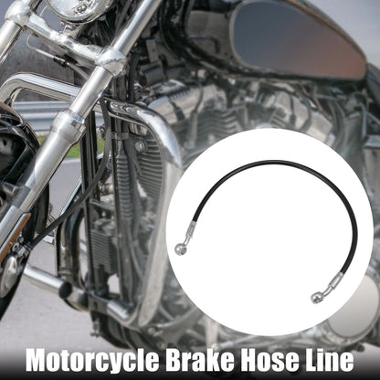 Brake Hose 50cm for Motorcycle Hydraulic Brake Line Oil Pipe Black 1 Set
