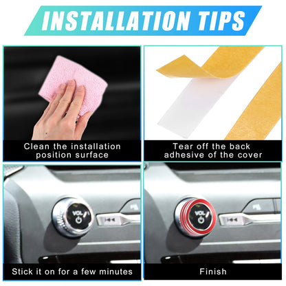 Headlight Switch Knob Covers 2 x Trim Aluminum Alloy for Ford Explorer (2020-2022)