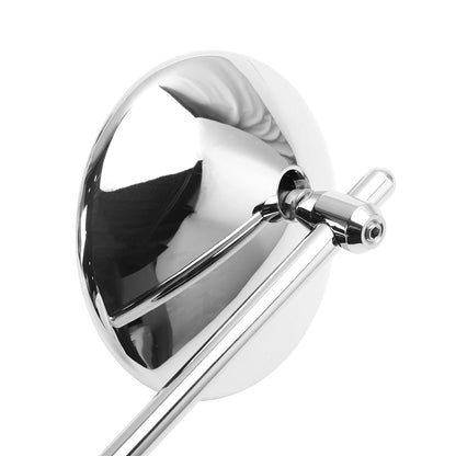 Chrome Round Motorcycle Mirror Ø 100 M10 for Classic Bikes