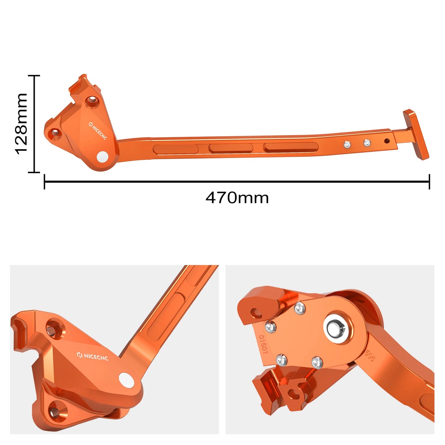 Adjustable Side Stand Kickstand for KTM 125 250 350 450 SXF (2016-2024)