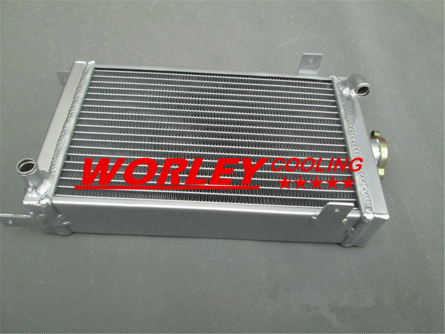 44mm 3 Row Aluminum Radiator for Go-Kart Gearbox Shifter Karts