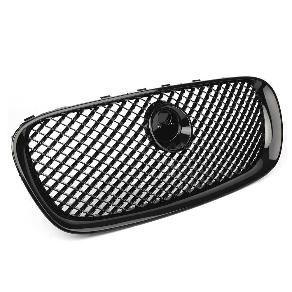 Front Upper Grille Radiator Grill with Emblem for Jaguar XF (2008-2011)
