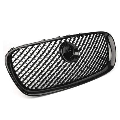 Front Upper Grille Radiator Grill with Emblem for Jaguar XF (2008-2011)