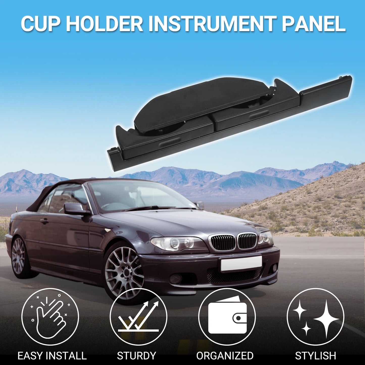 Cup Holder for BMW E39 525i 528i 530i 540i (1996-2003)