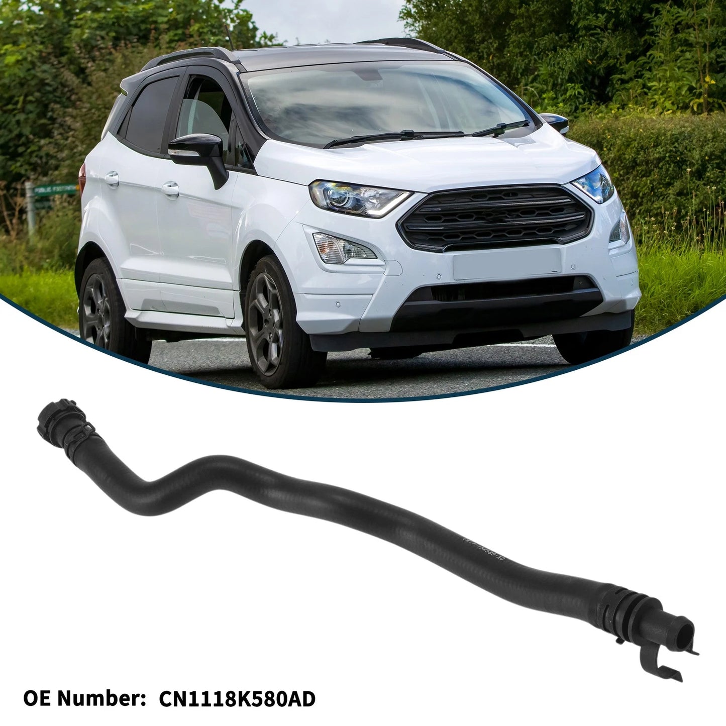 Radiator Hose for Ford EcoSport 2016-2017 (2 x Warm Air Outlet Pipes)