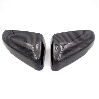 Carbon Fiber Stick-on Side Mirror Cap for Cadillac CTS Sedan 14-19 / CTS-V 16-19