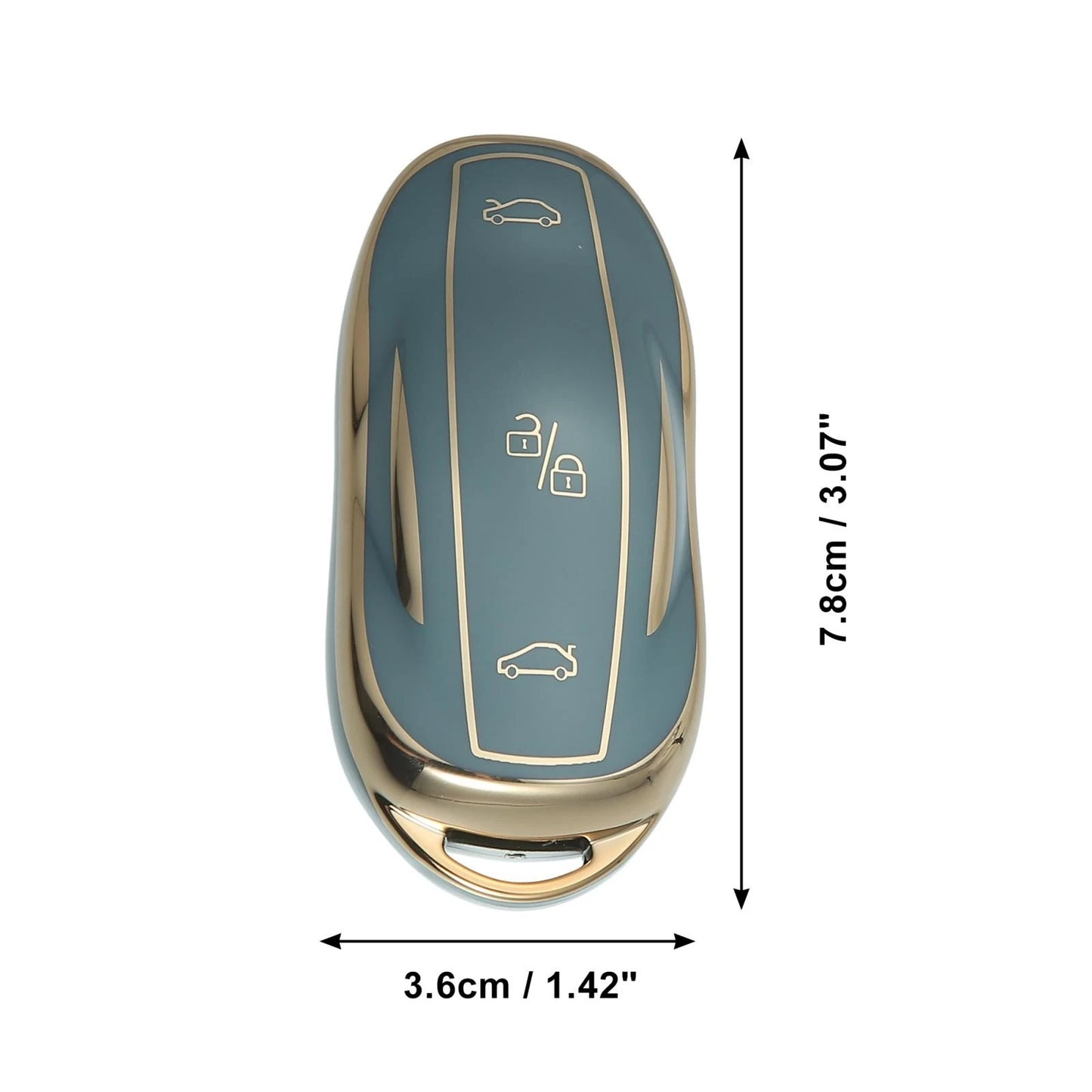 Silicone Key Fob Case Cover for Tesla Model S Y 3 (2012-2023)