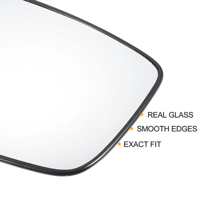 White Heated Mirror Glass Pair for Honda Accord (2008-2010)