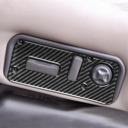 Carbon Fiber Seat Control Adjustment Button Covers for Hummer H2 (2003-2007)