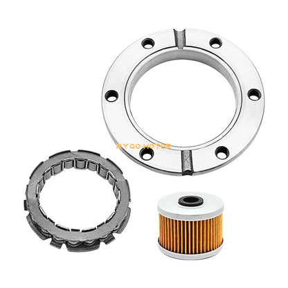 Starter Clutch One-Way Bearing Gasket Oil Filter for Honda TRX400EX TRX400X