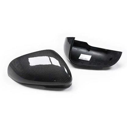 Real Carbon Fiber Replace Mirror Shell Caps Cover For Jaguar XFR 2010