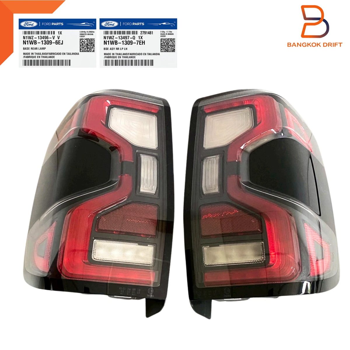 OEM LED Tail Lights w/ Blind Spot Radar for Ford Ranger Raptor (2022 ...