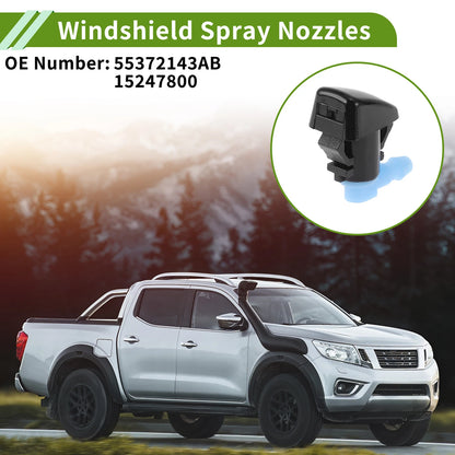 1 x Windshield Washer Nozzle w/ Hose Connector for Jeep