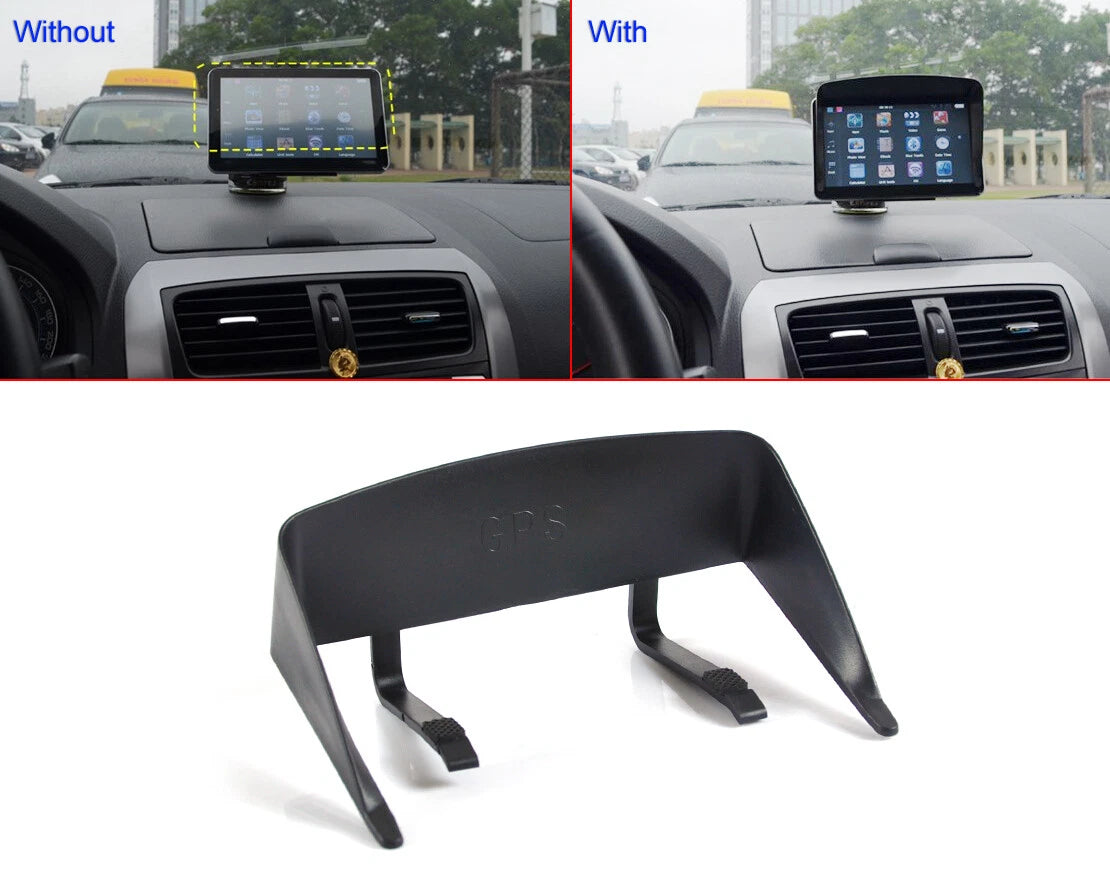 Universal Lens Hood Sunshade Protector for 4.3/5 Inch Car GPS Navigator