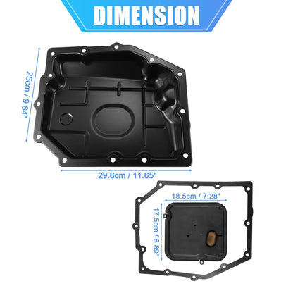 1 x Set Transmission Oil Pan with Filter and Gasket for Chrysler