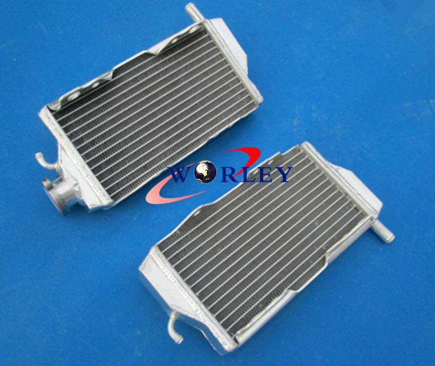 Aluminum Radiator & BLACK Silicone Y Hose for Honda CR250 CR250R (2002-2004)