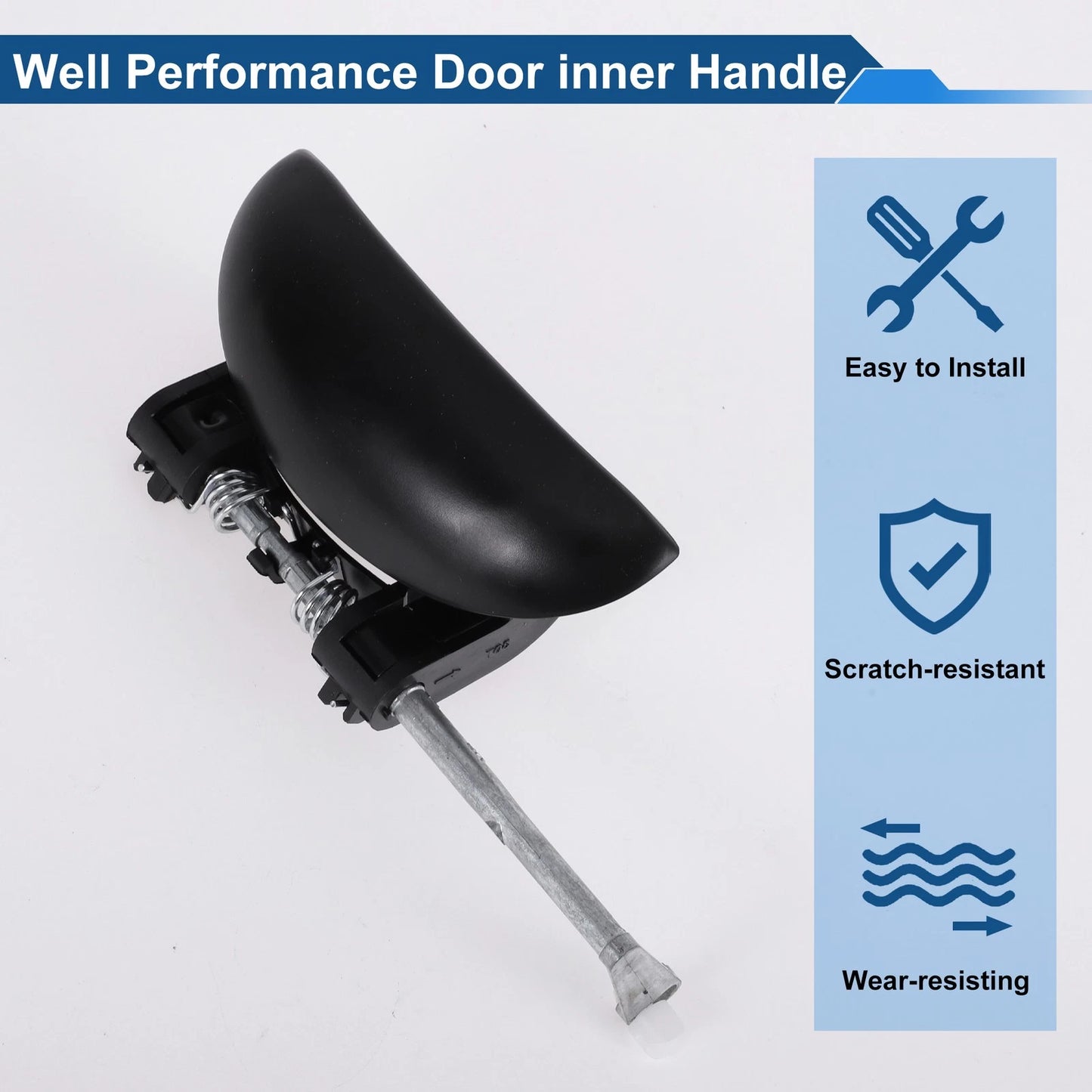 Rear Right Passenger Side Door Handle for Peugeot 206 (1998-2009)