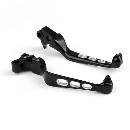 Brake Clutch Lever Edge Cut for Harley Softail Dyna Road King (2000-2023)