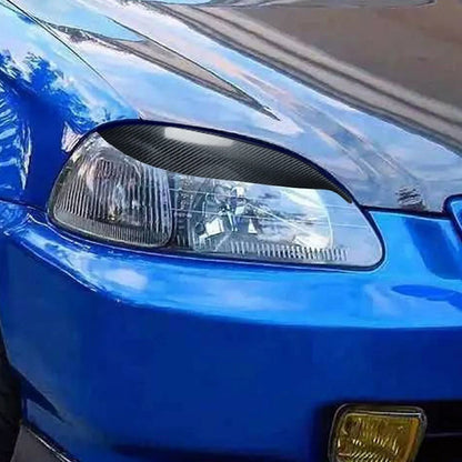 Fog Light Eyebrow Trim for 1999-2000 Honda Civic EK9 EK3 (1999-2000)