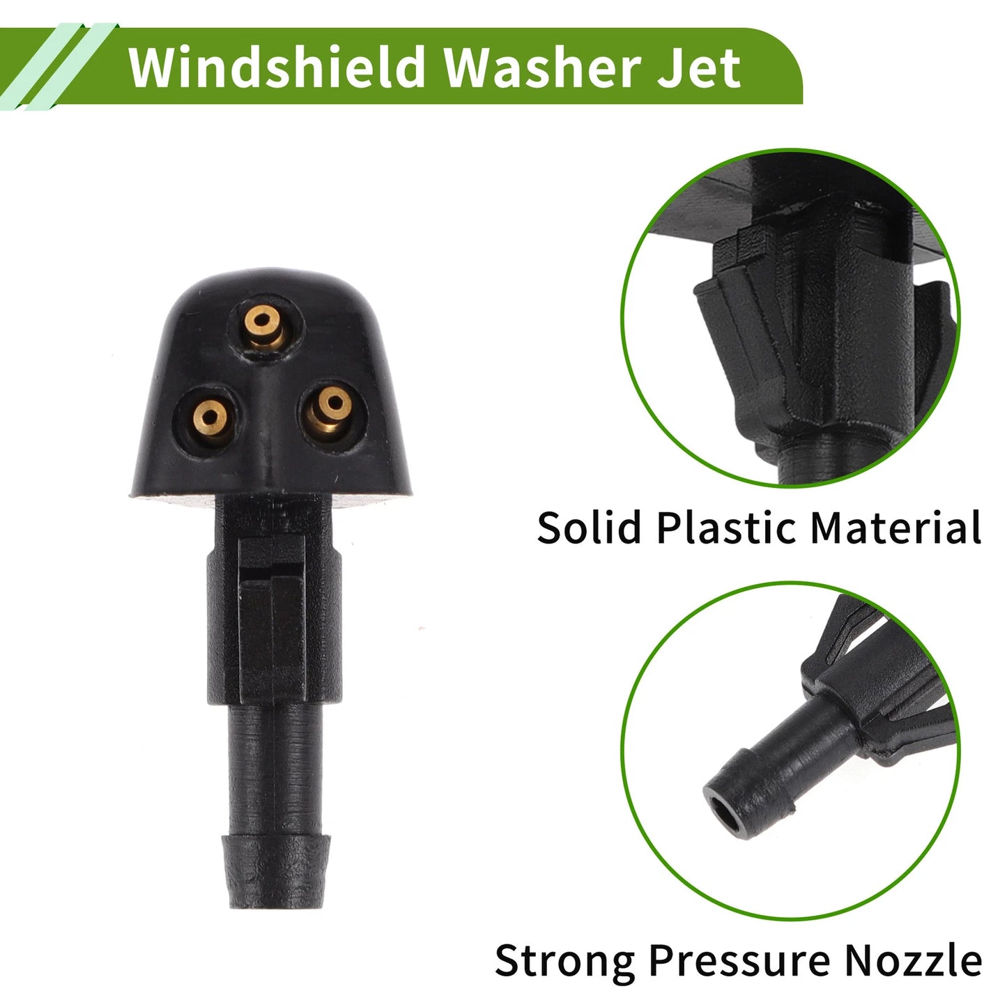 Windshield Washer Nozzle & Hose Connector for Suzuki