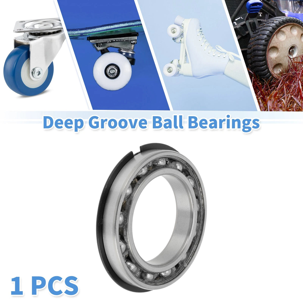 Deep Groove Ball Bearings P5 80x125x22mm 1 Pc for Scooter Skateboard Wheel