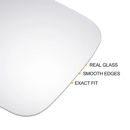 Right Side Heated White Mirror Glass for JEEP Renegade (2014-2020)