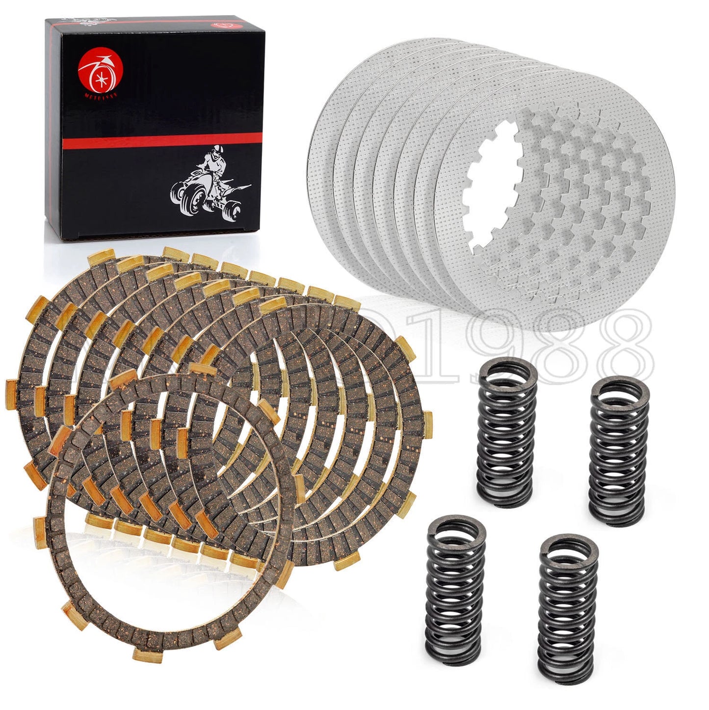 Clutch Friction Steel Plates Kit for Honda VT750C/VT750CD Shadow (1998–2003)
