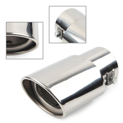 Stainless Steel Round Exhaust Pipe Tail Muffler Tip for Car Accessories