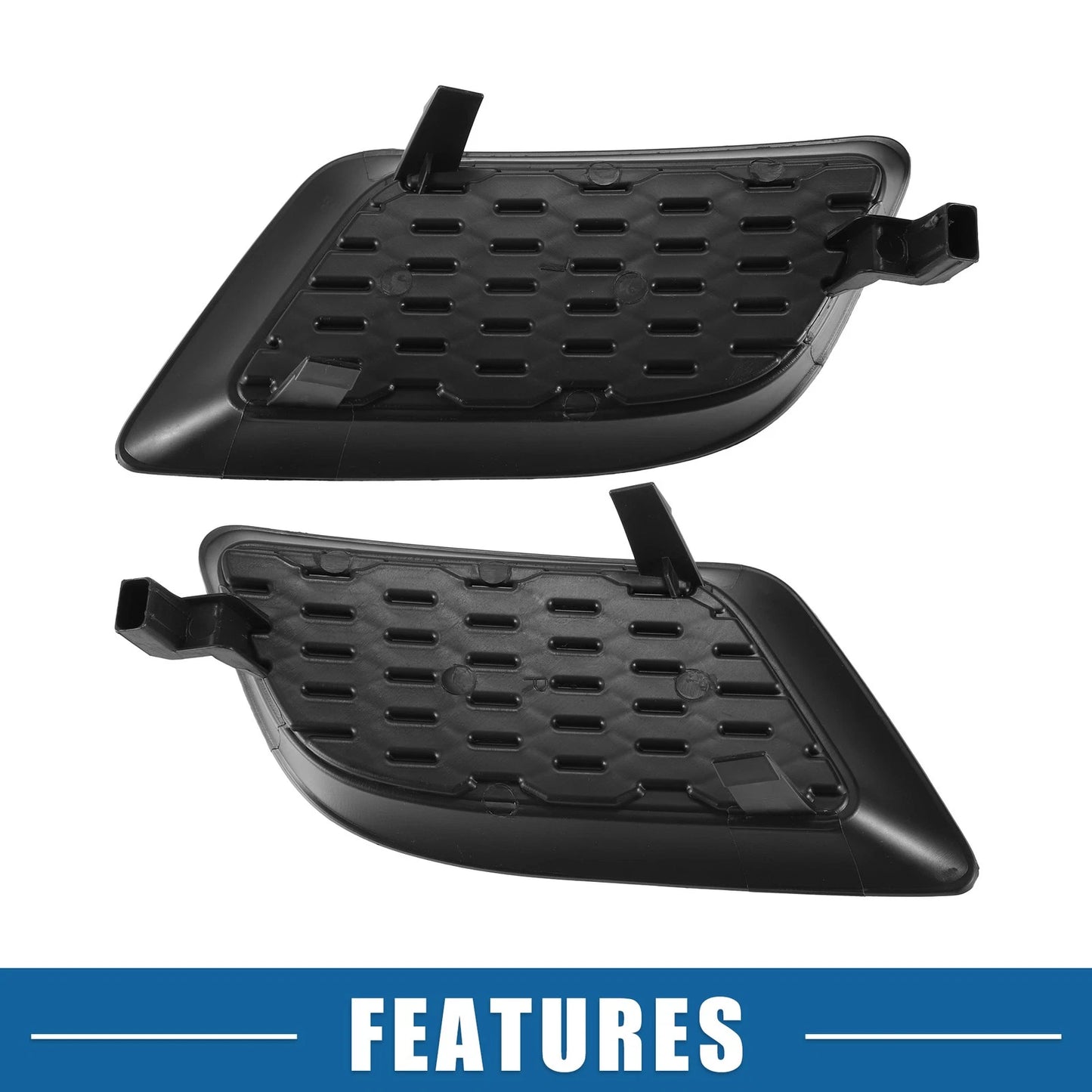 Front Left/Right Fog Light Grille Covers for Dodge Charger (2011 - 2014)