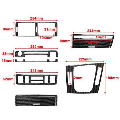 Carbon Fiber Console Cover Trim for BMW 3 Series E46 (1998-2005)