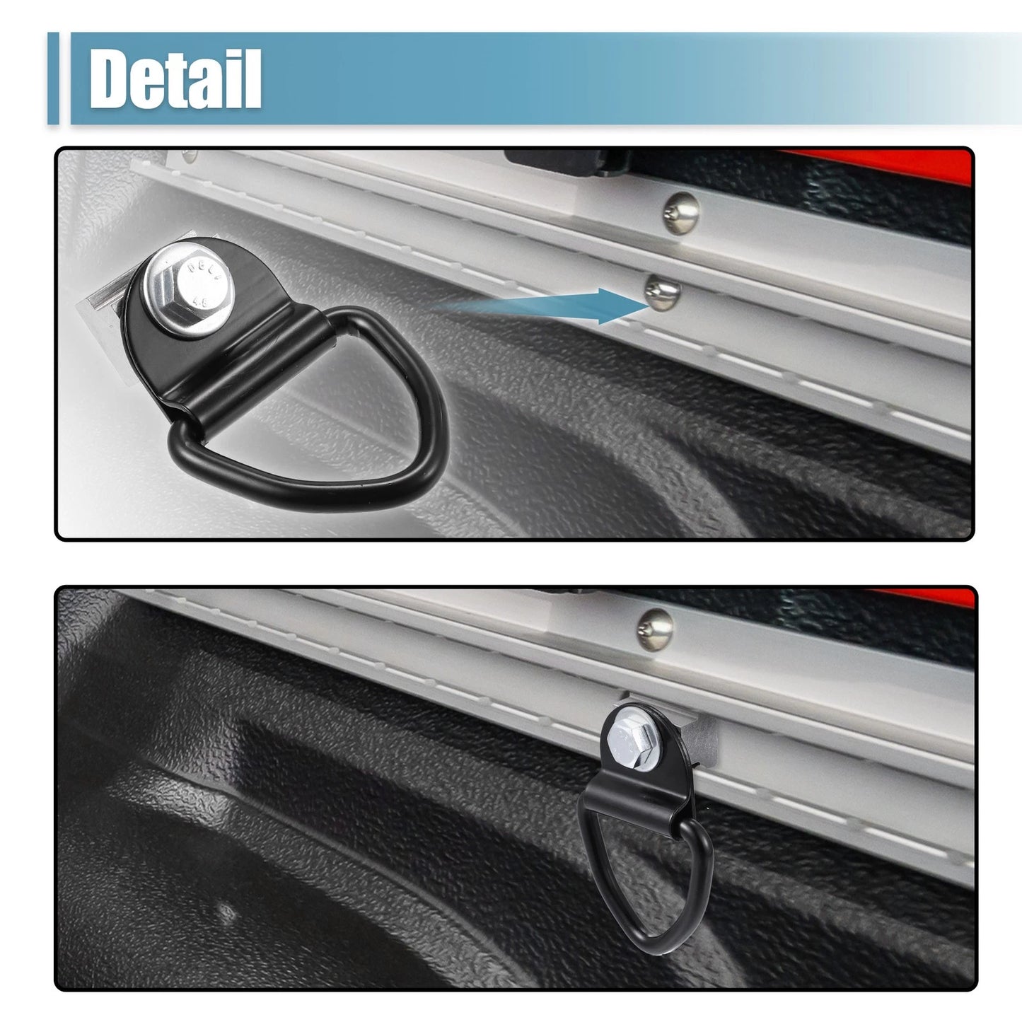 T Slot Nut 4 x 3/8"-16 Tie Down Anchors for Toyota
