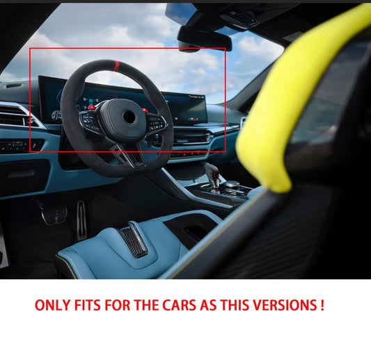1pc Carbon Fiber Head Up Display Trim for BMW M2 M3 M4 (2022-2023)