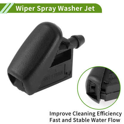 Windshield Washer Nozzle & Hose Connector for Ford