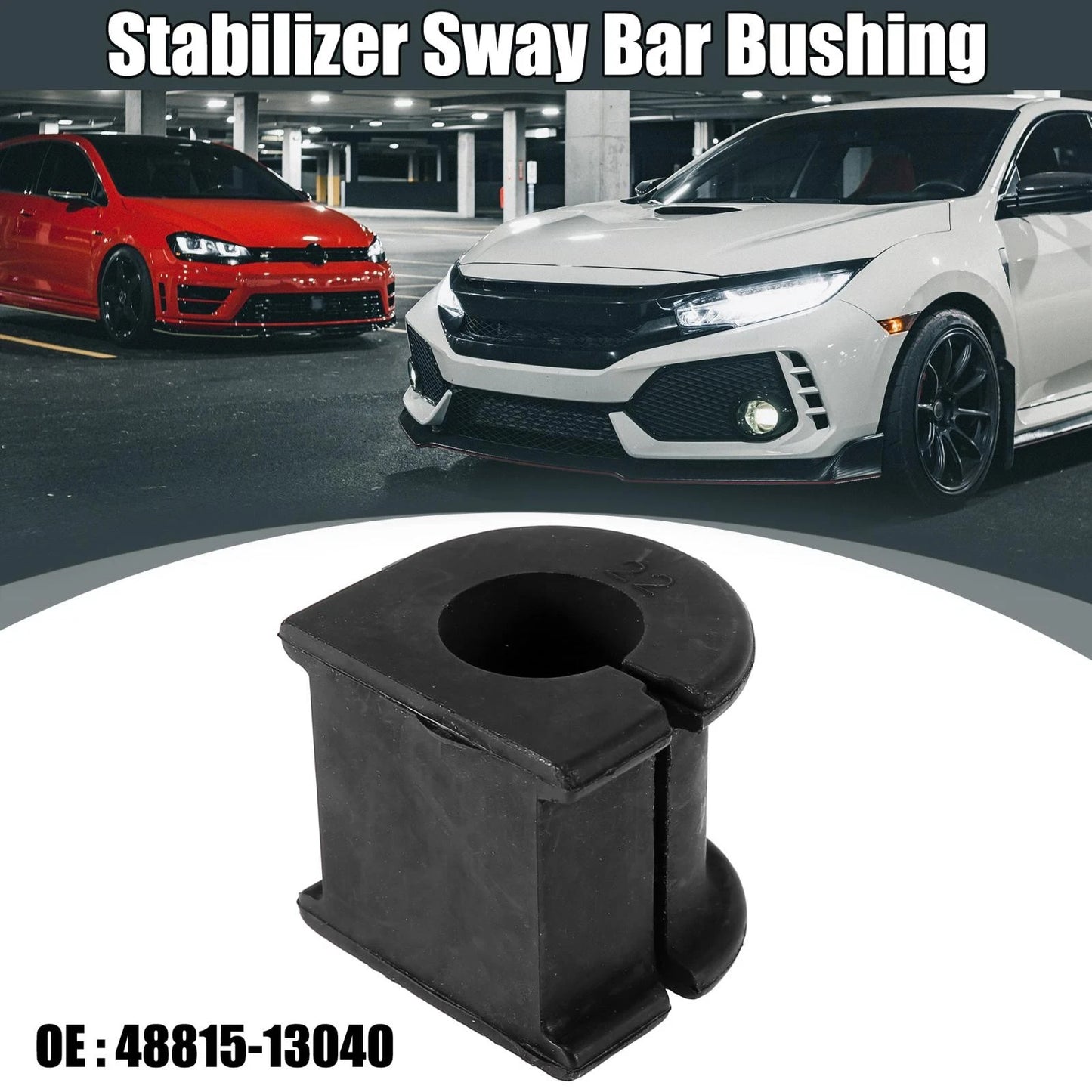 Front Stabilizer Sway Bar Bushing Rubber for Toyota Corolla