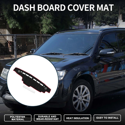 Dash Cover Mat for Suzuki Every DA17W DA17V (2015-2023) - Black Red