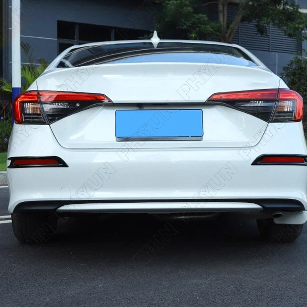 Glossy Black ABS Rear Bumper Reflector Cover for Honda Civic (2022)