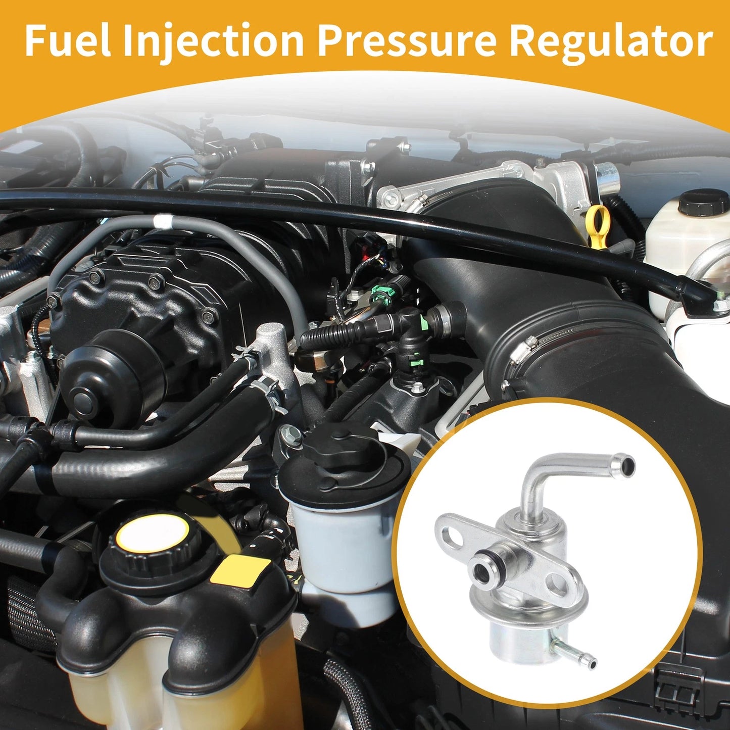 Fuel Pressure Regulator Metal for Honda Accord (1985-1987) 1 Pc