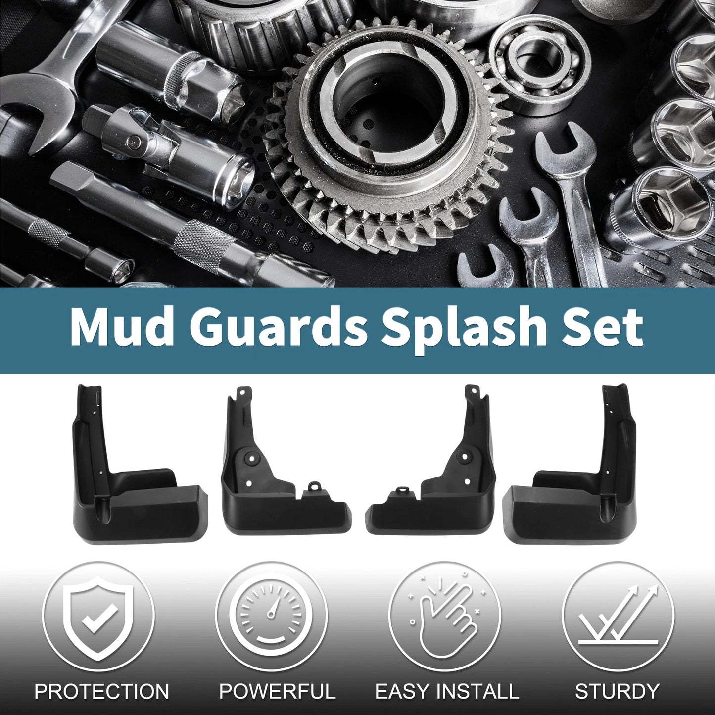 Mud Flaps Splash Guards for Toyota Corolla (2019–2023)