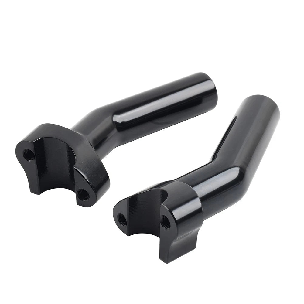 5.5" CNC Pullback Handlebar Risers for Harley Dyna Softail Sportster XL883 (2004-2023)