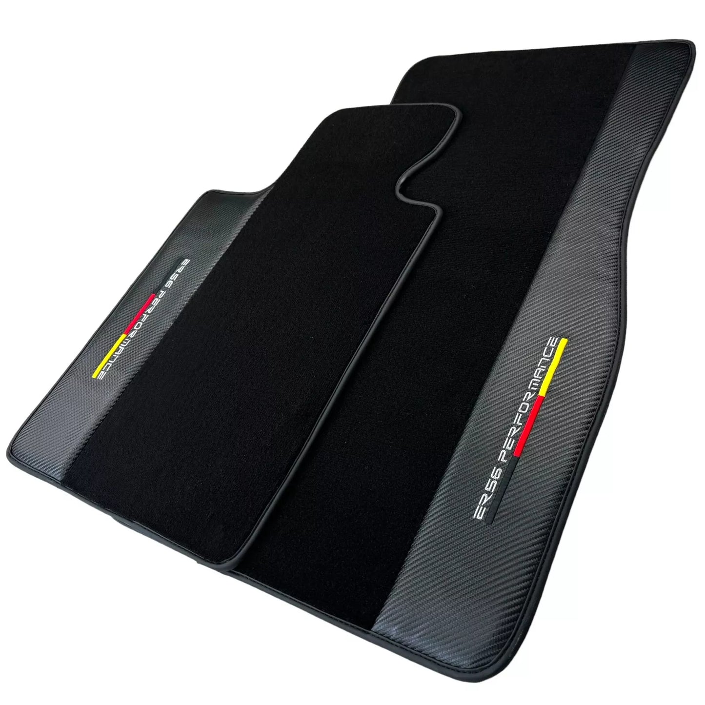 Black Floor Mats for BMW 3 Series M3 E92 (2007-2013) with Carbon Finish