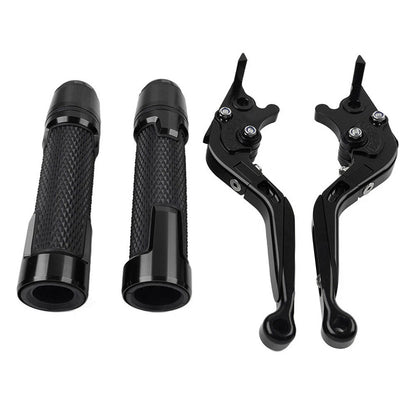 Black Extendable Brake Clutch Levers Grip Set for Honda ADV150 (2019-2020)